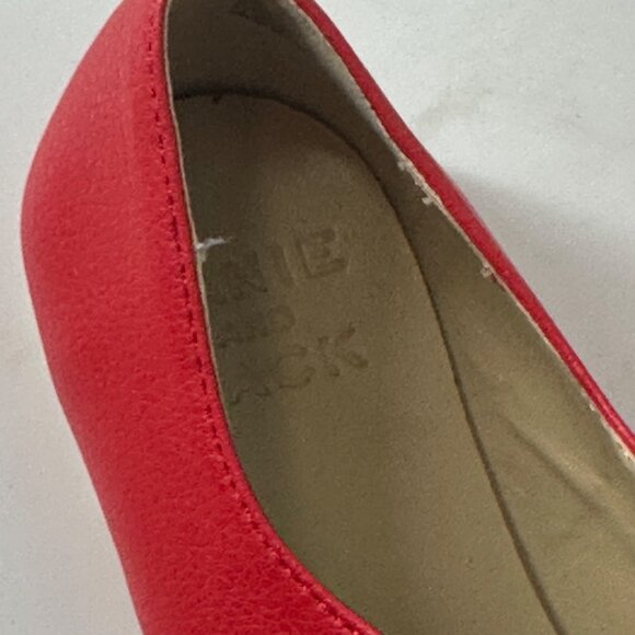 Girls Red Ballet Flats with Patriotic Ribbon Bow – Janie & Jack Style 250th - Picture 7 of 7